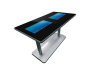 21,5-calowy interaktywny stolik kawowy z podwójnym ekranem Android / Windows Smart touch do wyświetlania reklam wideo kiosku