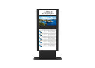 Dworzec autobusowy zewnętrzny ekran dotykowy lcd ultra cienki wyświetlacz reklamowy 32-calowy stojak podłogowy digital signage