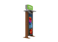 55-calowy zewnętrzny kiosk Lcd Panel plakatowy dworca autobusowego Wyświetlacz LCD 4K Zewnętrzny zasilany bateryjnie Digital Signage