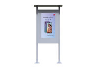 Przenośny wodoodporny ekran Lcd 4K Wyświetlacz zewnętrzny Stojący na podłodze Digital Signage dla przystanków autobusowych Autostrady