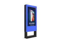 Zewnętrzny przenośny zasilany bateryjnie kiosk Digital Signage 55-calowy wyświetlacz LCD Cyfrowy wyświetlacz plakatu