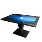 Stół konferencyjny z ekranem dotykowym z aluminiową obudową, interaktywny stół dotykowy z pilotem