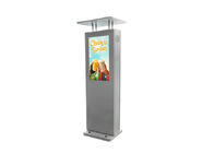 Wodoodporny 32-calowy zasilany bateryjnie LCD Digital Signage Zewnętrzny kiosk Zewnętrzne znaki elektroniczne dla biznesu