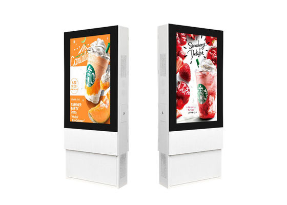 55-calowa zewnętrzna tablica znakowa LCD Wyświetlacz HD Android / Windows Totem Reklama Kiosk Digital Signage