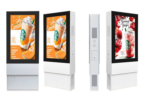 55-calowa zewnętrzna tablica znakowa LCD Wyświetlacz HD Android / Windows Totem Reklama Kiosk Digital Signage