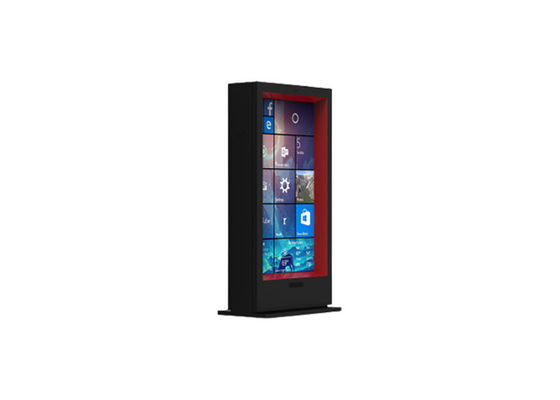 Wodoodporna zewnętrzna 7 * 24-godzinna praca 86-calowy Totem LCD Digital Signage i wyświetlacz