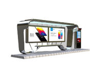 Wyświetlacz wielkoformatowy Zewnętrzny dworzec autobusowy Reklama Multimedialny ekran Lcd In macja Kiosk Digital Signage