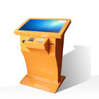 32-calowy poziomy wbudowany komputer osobisty Multi-touch interaktywny samoobsługowy kiosk z drukarką i czytnikiem kart