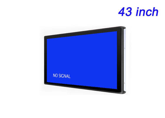 43-calowy wbudowany monitor do wyświetlaczy inteligentnego miasta, interfejsów stadionowych, reklamy wciągającej i zaawansowanego monitorowania przemysłowego