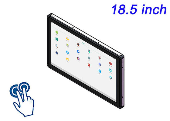18.5-calowy Android Touch Embedded Monitor do sprzętu fitness, wyświetlaczy wskazujących drogę, kiosków transportowych i systemów rozrywki