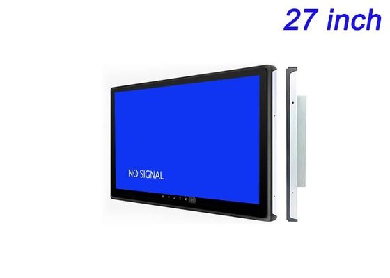 27-calowy wbudowany ekran Androida do reklamy cyfrowej, wystaw handlowych, pulpitów logistycznych i komend