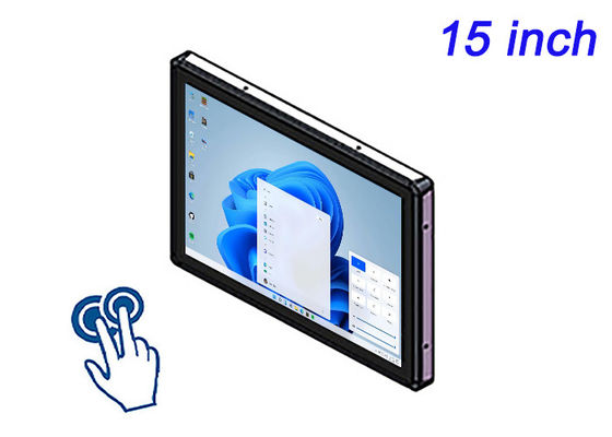 15-calowy ekran dotykowy Windows wbudowany do monitorowania bezpieczeństwa, automatyzacji fabryki, zarządzania magazynem i wyświetlaczy transportowych