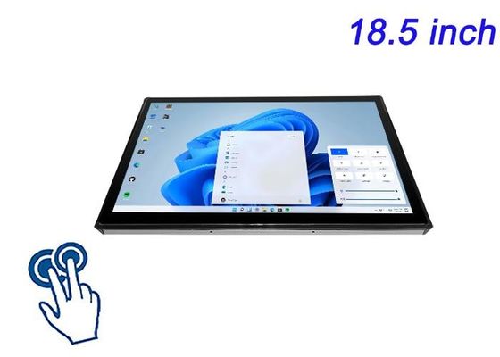 18.5-calowy Windows Touch Embedded Monitor do konsoli fitness, systemów sprzedaży biletów, automatów sprzedaży i wyświetlaczy wskazujących drogę