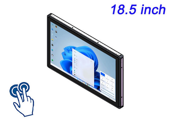 18.5-calowy Windows Touch Embedded Monitor do konsoli fitness, systemów sprzedaży biletów, automatów sprzedaży i wyświetlaczy wskazujących drogę