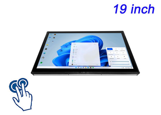 19-calowy wyświetlacz Windows Touch Embedded dla punktów sprzedaży, paneli sterowania przemysłowego, obrazowania medycznego i biletu transportowego
