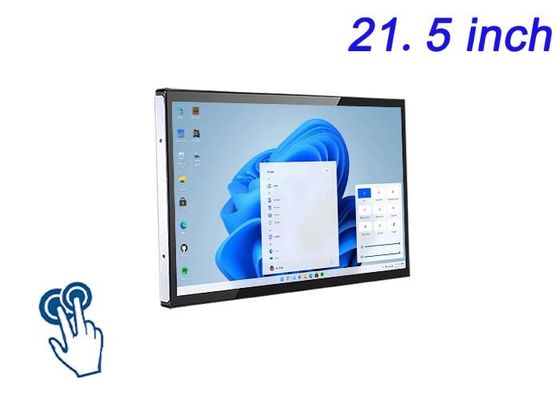 21.5-calowy ekran dotykowy Windows Embedded dla systemów rozrywki, interfejsów szkoleniowych, rozwiązań hotelarskich i paneli przemysłowych