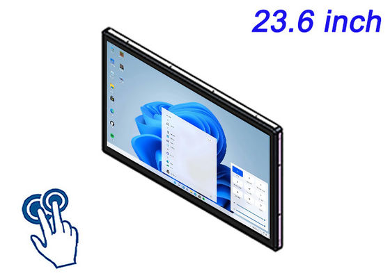 23.6-calowy wyświetlacz Windows Touch Embedded dla diagnostyki medycznej, maszyn CNC, systemów rafinerii ropy naftowej i zaawansowanych paneli sterowania