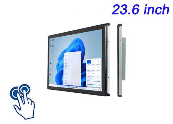 23.6-calowy wyświetlacz Windows Touch Embedded dla diagnostyki medycznej, maszyn CNC, systemów rafinerii ropy naftowej i zaawansowanych paneli sterowania