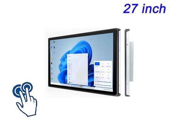 27-calowy ekran dotykowy Windows wbudowany do wystaw handlowych, interaktywnej reklamy, zaawansowanych aplikacji detalicznych i systemów sterowania