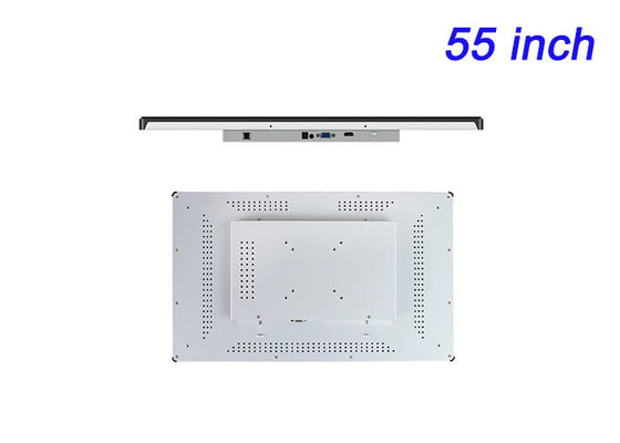 55-calowy ekran dotykowy Windows wbudowany do prezentacji korporacyjnych, instalacji sztuki cyfrowej, interaktywnych eksponatów muzealnych i wysokiej klasy wideokonferencji