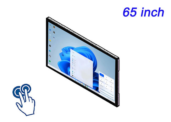 65-calowy wyświetlacz Windows Touch Embedded Display do sieci sygnalizacji cyfrowej, aplikacji w pomieszczeniu sterowania, doświadczeń wciągających i prezentacji o wysokim wpływie