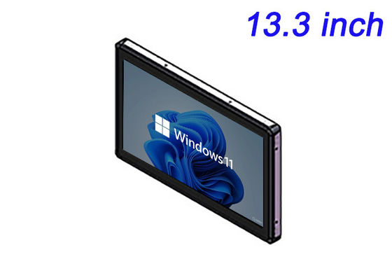 13.3-calowy wbudowany monitor Windows do systemów handlowych, automatyki fabrycznej, inteligentnych urządzeń i paneli informacyjnych