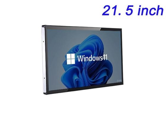21.5-calowy ekran Windows Embedded dla wyświetlaczy inteligentnego miasta, aplikacji hotelarskich, pulpitów korporacyjnych i sprzętu przemysłowego