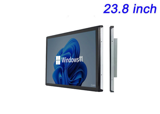 23.8-calowy ekran dotykowy wbudowany w Windows do cyfrowego sygnalizacji, interaktywnych tabliczek, zamawiania na stole restauracji i monitorowania bezpieczeństwa