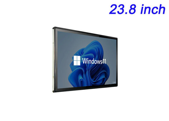 23.8-calowy ekran dotykowy wbudowany w Windows do cyfrowego sygnalizacji, interaktywnych tabliczek, zamawiania na stole restauracji i monitorowania bezpieczeństwa