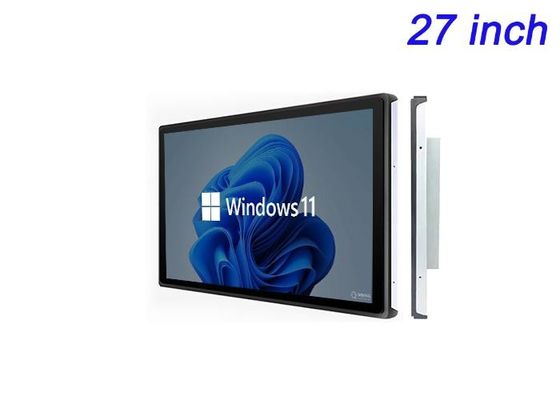 27-calowy ekran wbudowany w okna do reklamy cyfrowej, wystaw handlowych, pulpitów logistycznych i komend