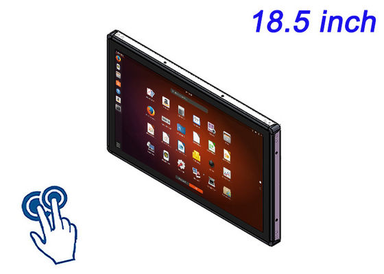18.5-calowy Linux Touch Embedded Monitor do inteligentnych systemów mycia samochodów, znaków publicznych, interaktywnych paneli muzealnych i sterowania przemysłowego