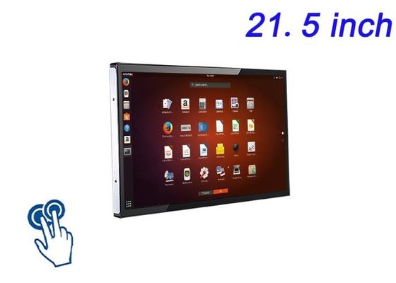 21.5-calowy wyświetlacz dotykowy Linux Embedded Display do dashboardów logistycznych, inteligentnych fabryk, interfejsów korporacyjnych i tablic wyników stadionów