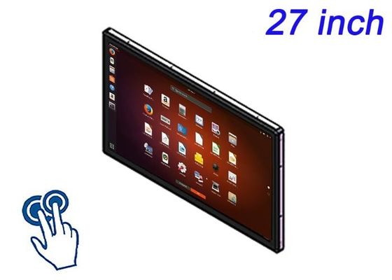 27-calowy ekran dotykowy Linux wbudowany do dużych wyświetlaczy detalicznych, systemów odprawy na lotnisku, monitorowania transmisji i paneli kontrolnych energii