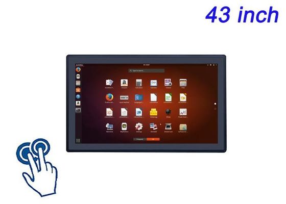 43-calowy ekran dotykowy Linux do automatyzacji przemysłowej, kiosków inteligentnych miast, interfejsów medycznych i komend