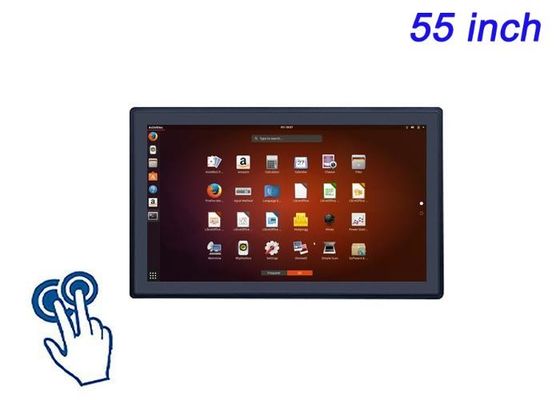 55-calowy ekran dotykowy Linux z wbudowanym ekranem do reklamy detalicznej, centrów dowodzenia, interfejsów muzealnych i rozwiązań gry wciągającej