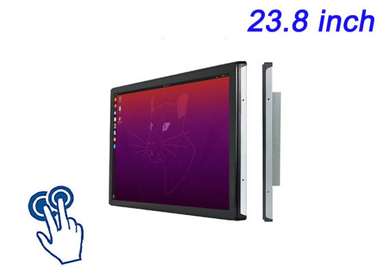 23.8-calowy wyświetlacz Linux Embedded dla paneli informacji publicznych, automatyki przemysłowej, paneli kontrolnych energii i aplikacji Smart City