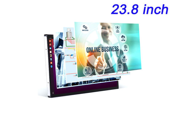 23.8-calowy wyświetlacz Linux Embedded dla paneli informacji publicznych, automatyki przemysłowej, paneli kontrolnych energii i aplikacji Smart City