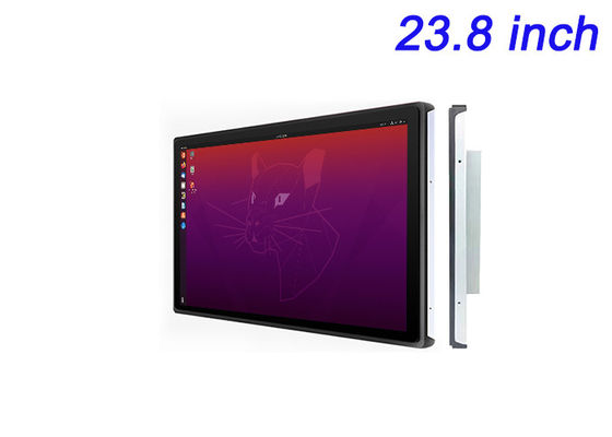 23.8-calowy wyświetlacz Linux Embedded dla paneli informacji publicznych, automatyki przemysłowej, paneli kontrolnych energii i aplikacji Smart City