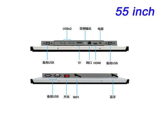 55-calowy ekran wbudowany w system Linux do wyświetlaczy publicznych, terminali transportowych, sal wystawienniczych i inteligentnej infrastruktury