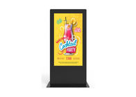 Android 760W 3840X2160 Zewnętrzny kiosk z cyfrowym oznakowaniem 75 cali