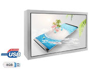 Dostosowany przezroczysty wyświetlacz LCD 3840 × 2160 86-calowa szafka
