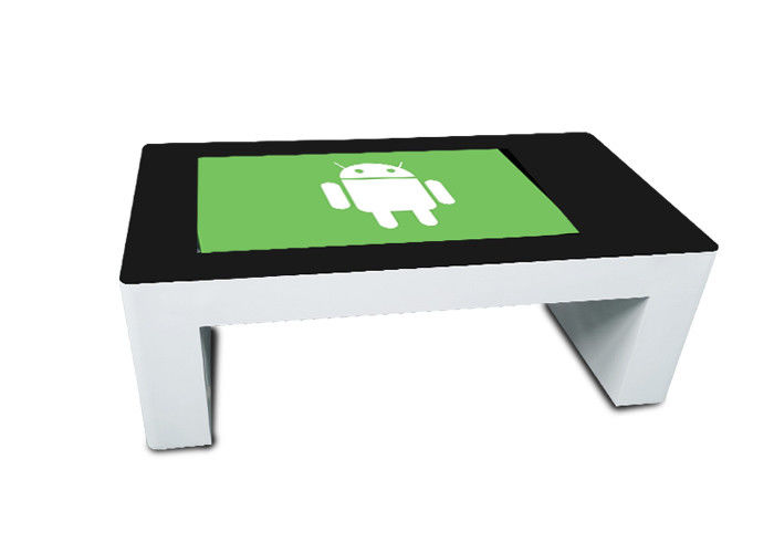 Stolik kawowy Android 43-calowy interaktywny odtwarzacz reklamowy Multi Touch na spotkanie