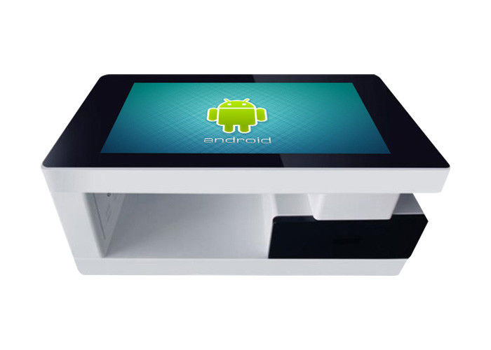 Wolnostojąca szuflada 43-calowy kryty wyświetlacz LCD interaktywny system Android gra w kawę inteligentny stół z ekranem dotykowym