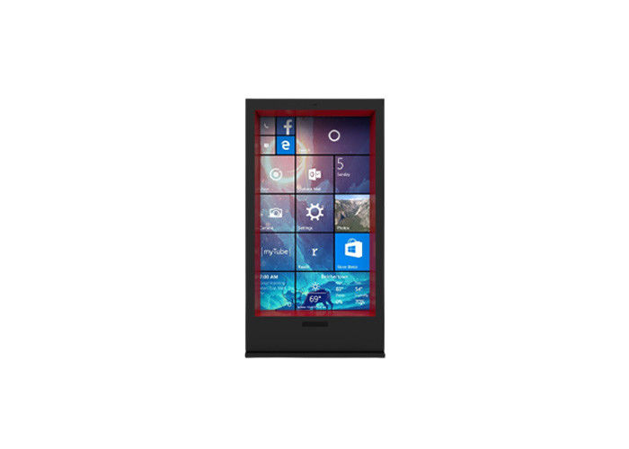Wodoodporna zewnętrzna 7 * 24-godzinna praca 86-calowy Totem LCD Digital Signage i wyświetlacz