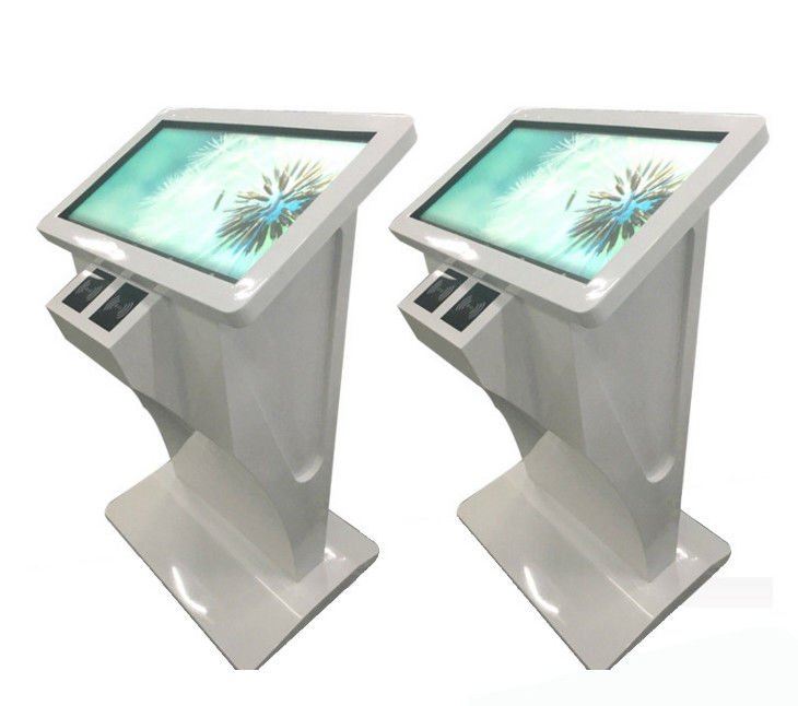 43-calowy komputer PC Windows 7 10 lub Android Os Network Wifi Stojący ekran dotykowy Terminal Kiosk z czytnikiem kart