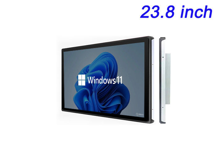 23.8-calowy ekran dotykowy wbudowany w Windows do cyfrowego sygnalizacji, interaktywnych tabliczek, zamawiania na stole restauracji i monitorowania bezpieczeństwa