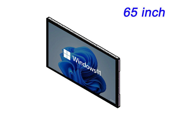 65-calowy wyświetlacz Windows Touch Embedded Display do sieci sygnalizacji cyfrowej, aplikacji w pomieszczeniu sterowania, doświadczeń wciągających i prezentacji o wysokim wpływie