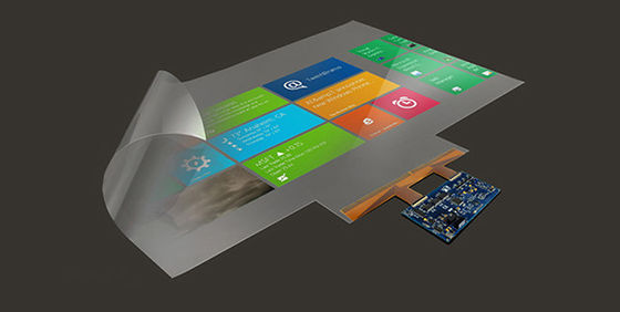 27-calowa interaktywna folia nano-dotykowa o wysokiej jakości w 10 dotykowych wyświetlaczach LCD