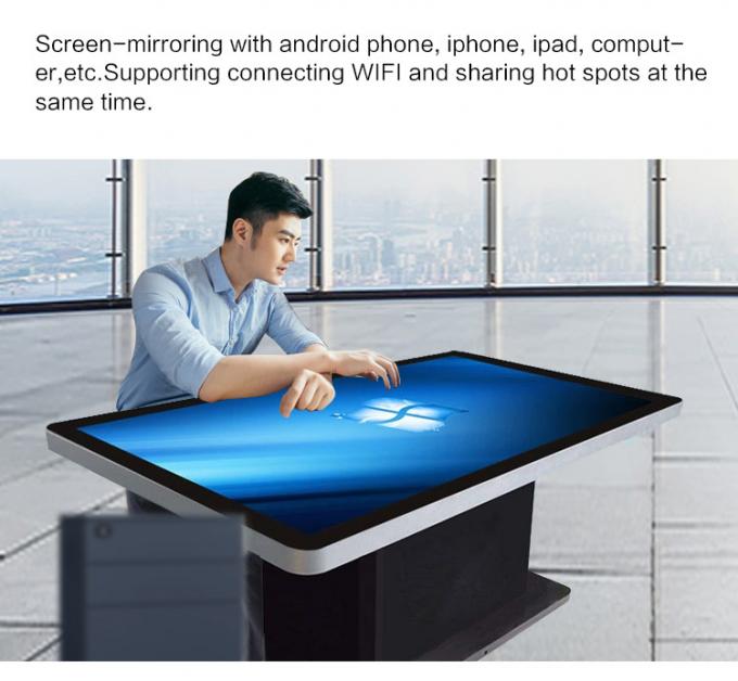 55''HD Smart Waterproof Interactive Table LCD Multi Touch Screen Table Indoor