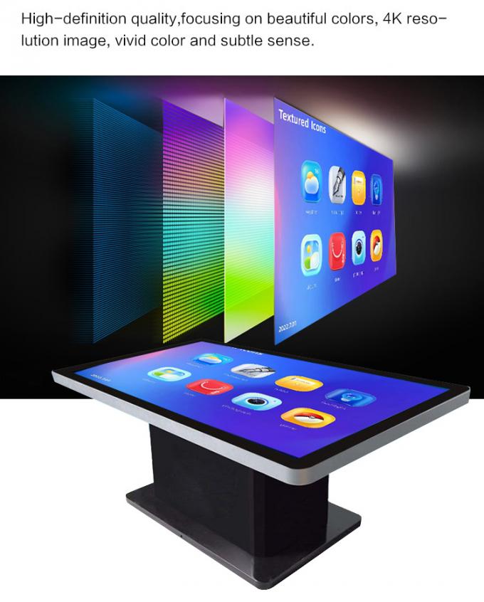 55''HD Smart Waterproof Interactive Table LCD Multi Touch Screen Table Indoor